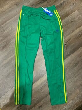 New adidas Originals Beckenbauer Track Pants FB Nations Green HK7404 Men's Sz M